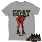 Goat Rare Air Shirt To Match Air Foamposite Pro Black Camo Unisex Cotton Graphic Tee