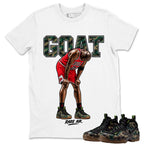 Goat Rare Air Shirt To Match Air Foamposite Pro Black Camo Unisex Cotton Graphic Tee