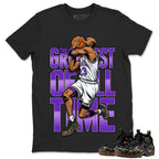 Goat Shirt To Match Air Foamposite Pro Black Camo Unisex Cotton Graphic Tee