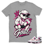 Goat Shirt To Match Air Jordan 4 Comic Unisex Cotton Graphic Tee