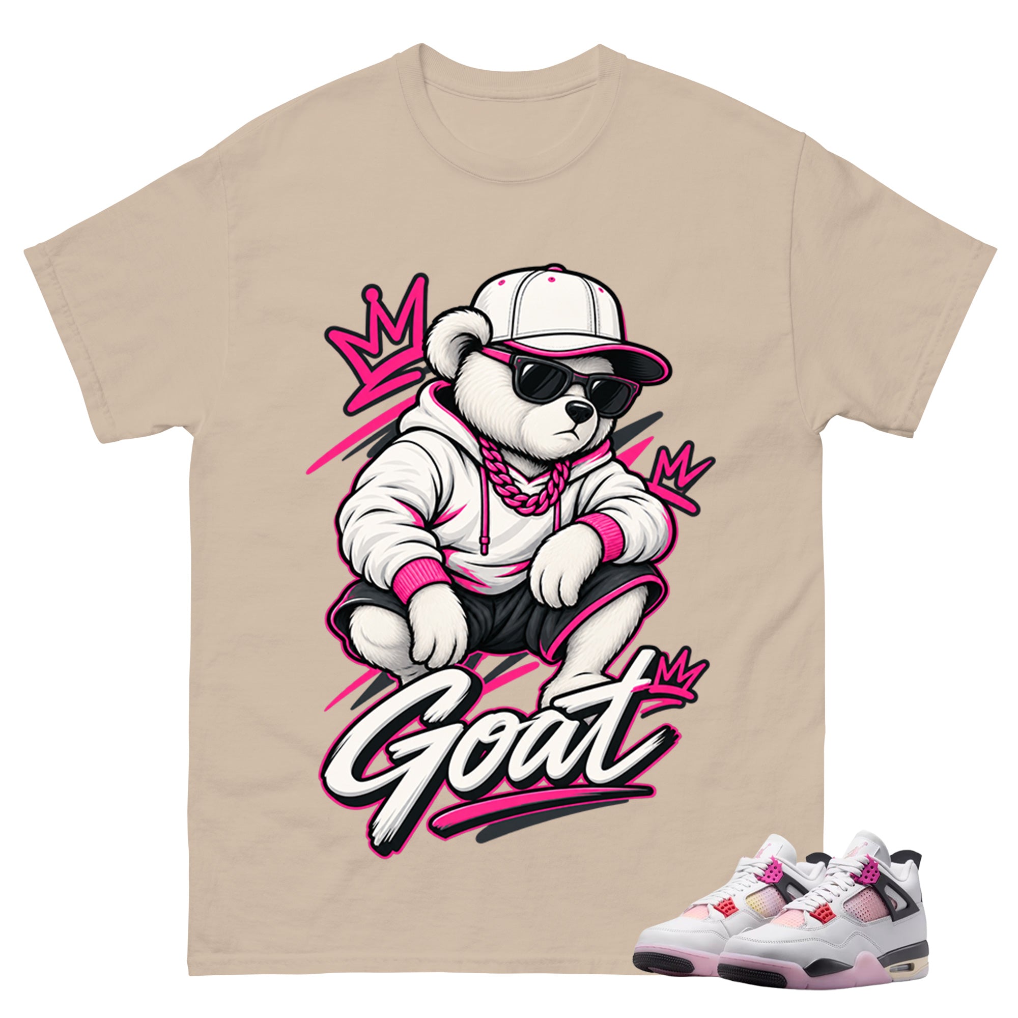 Goat Shirt To Match Air Jordan 4 Comic Unisex Cotton Graphic Tee