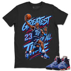 Goat Shirt To Match Air Jordan 6 x Awake NY Midnight Navy Unisex Cotton Graphic Tee