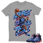 Goat Shirt To Match Air Jordan 6 x Awake NY Midnight Navy Unisex Cotton Graphic Tee
