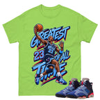 Goat Shirt To Match Air Jordan 6 x Awake NY Midnight Navy Unisex Cotton Graphic Tee