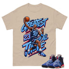 Goat Shirt To Match Air Jordan 6 x Awake NY Midnight Navy Unisex Cotton Graphic Tee