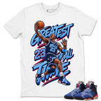 Goat Shirt To Match Air Jordan 6 x Awake NY Midnight Navy Unisex Cotton Graphic Tee