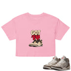 Got Em Crop Top to Match Air Jordan3 Laser Women's Crop ZillyKick