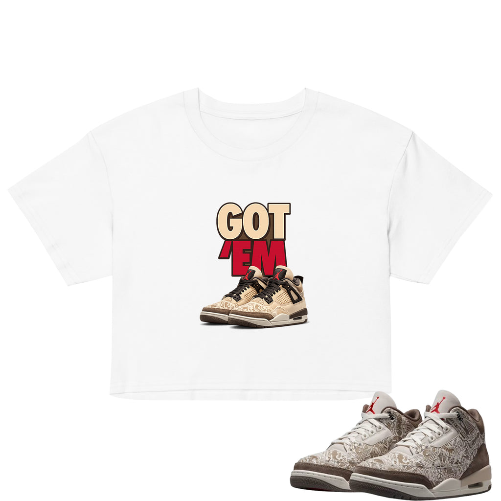 Got Em Crop Top to Match Air Jordan3 Laser Women's Crop ZillyKick