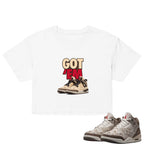 Got Em Crop Top to Match Air Jordan3 Laser Women's Crop ZillyKick