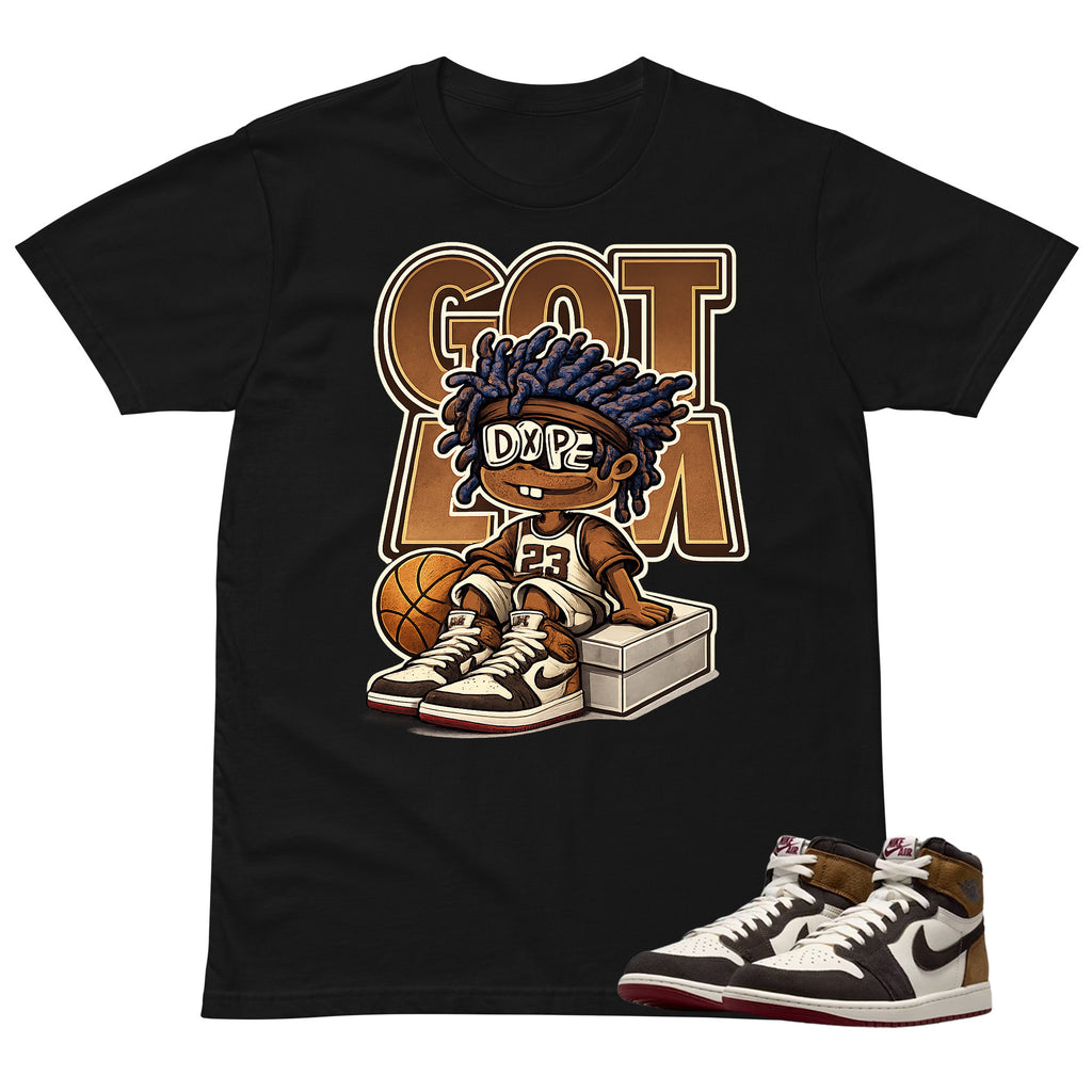 Got Em Dope Shirt To Match Air Jordan 1 Love Letter Unisex Cotton Graphic Tee