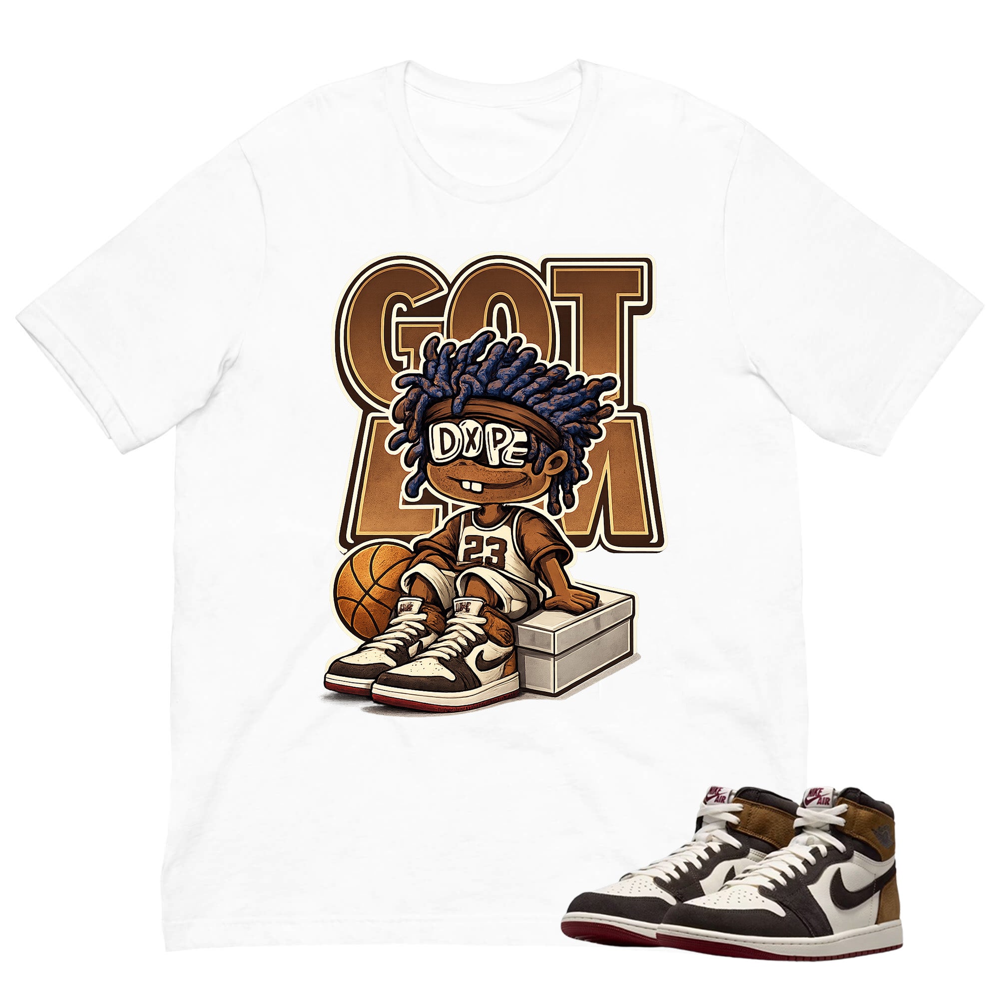 Got Em Dope Shirt To Match Air Jordan 1 Love Letter Unisex Cotton Graphic Tee