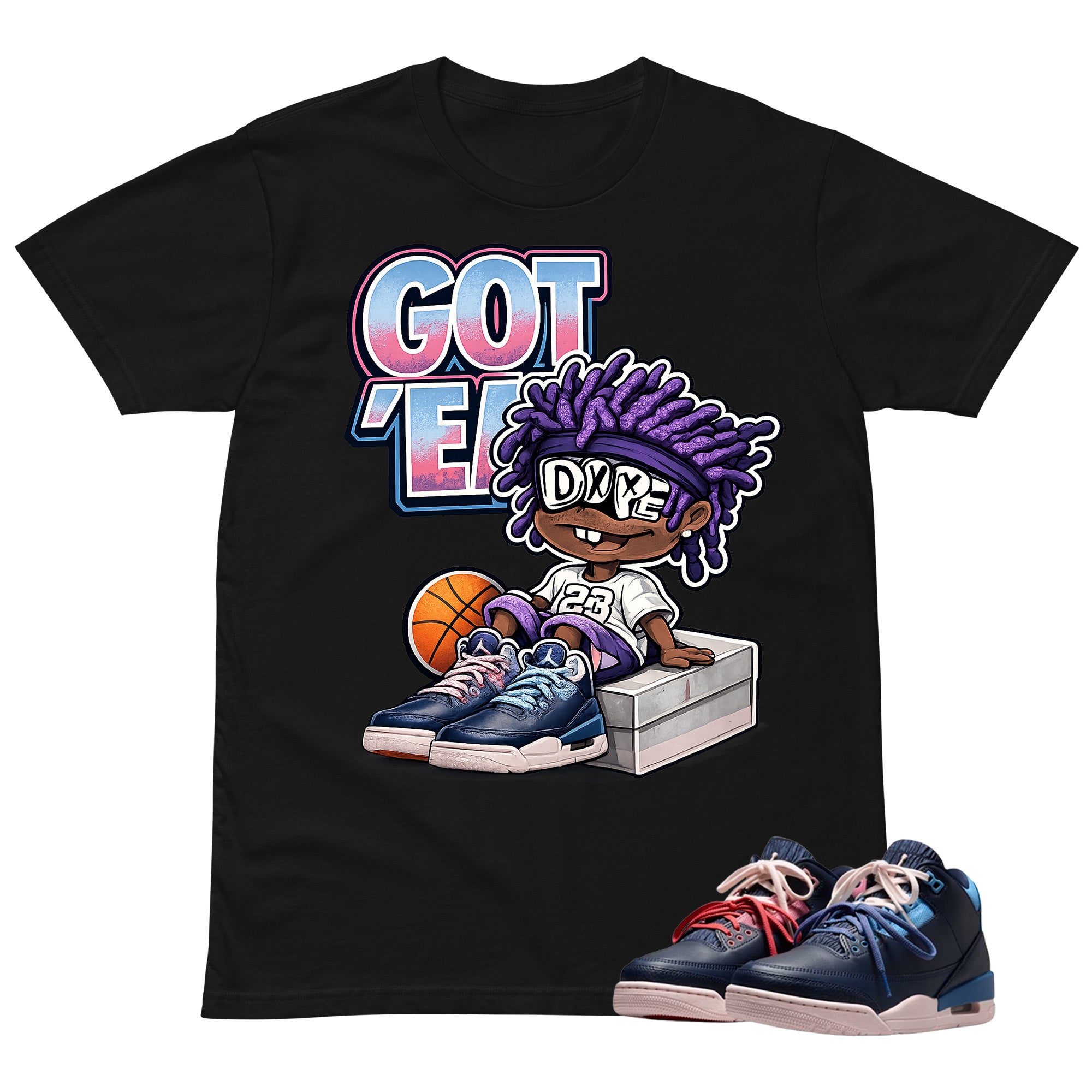 Got Em Dope Shirt To Match Air Jordan 3 Sports Renaissance Unisex Cotton Graphic Tee