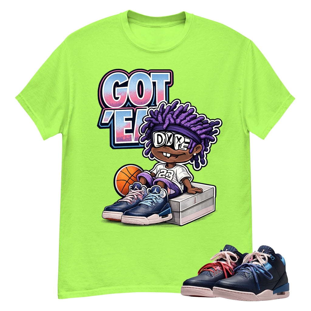 Got Em Dope Shirt To Match Air Jordan 3 Sports Renaissance Unisex Cotton Graphic Tee