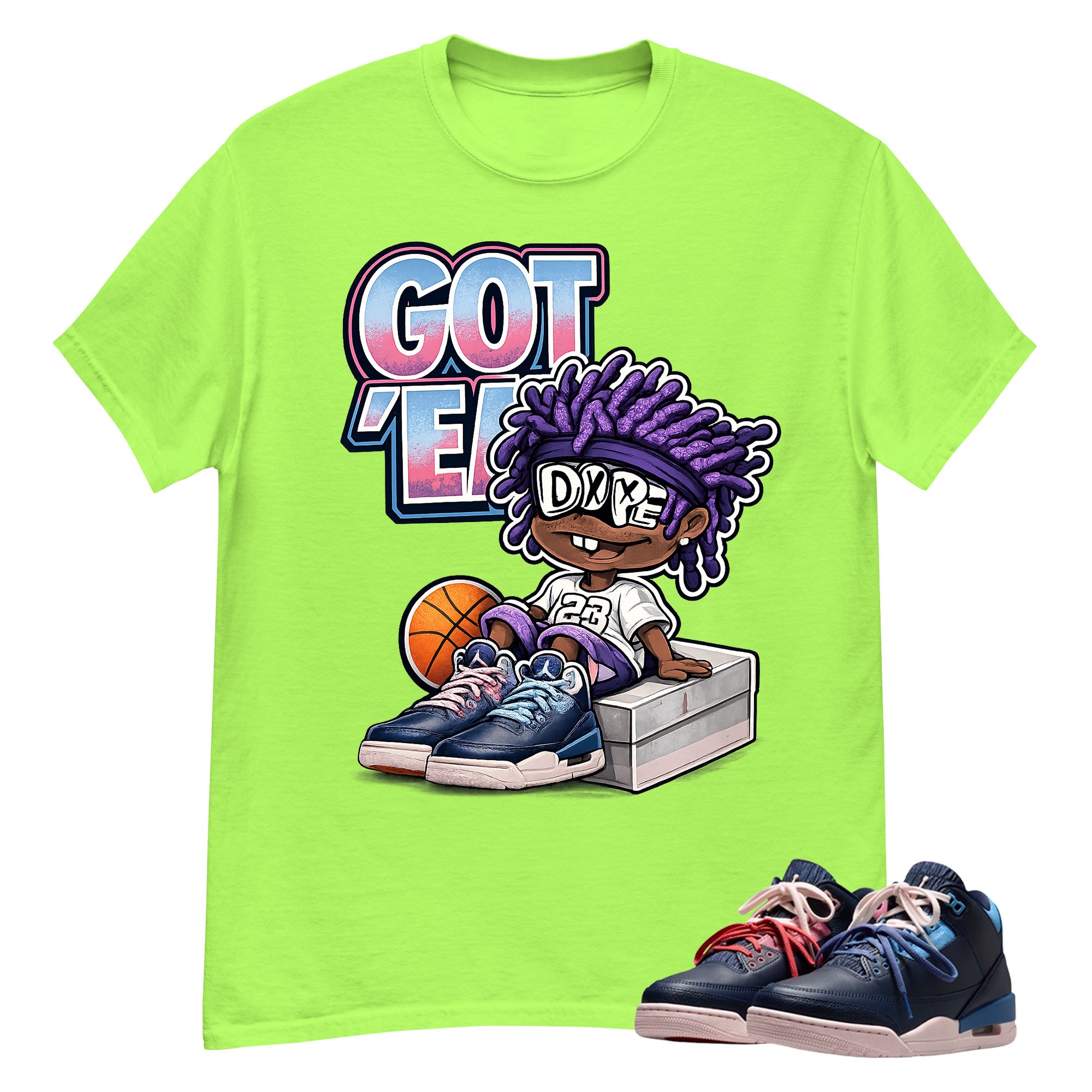 Got Em Dope Shirt To Match Air Jordan 3 Sports Renaissance Unisex Cotton Graphic Tee