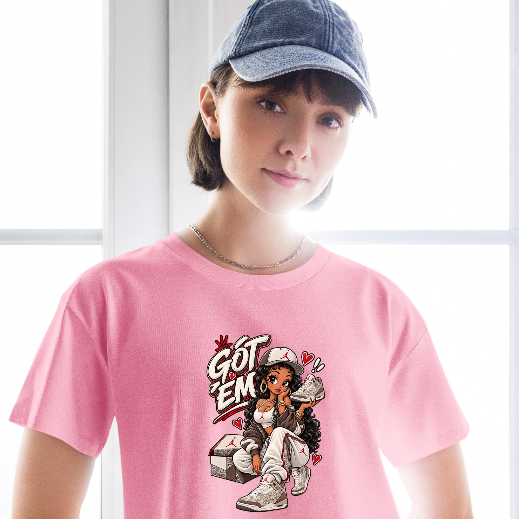 Got Em Girl Crop Top to Match Air Jordan3 Laser Women's Crop ZillyKick