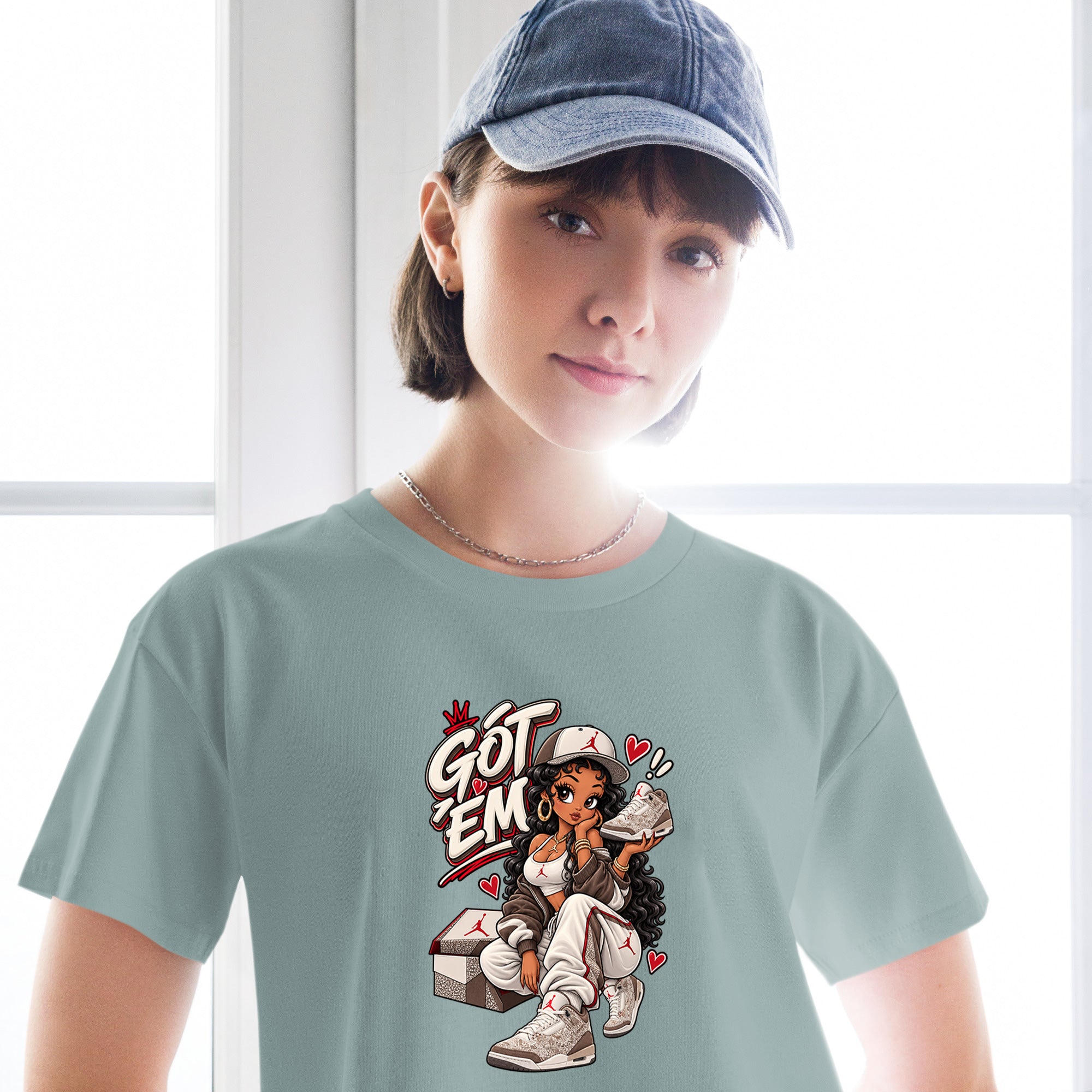 Got Em Girl Crop Top to Match Air Jordan3 Laser Women's Crop ZillyKick