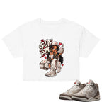 Got Em Girl Crop Top to Match Air Jordan3 Laser Women's Crop ZillyKick