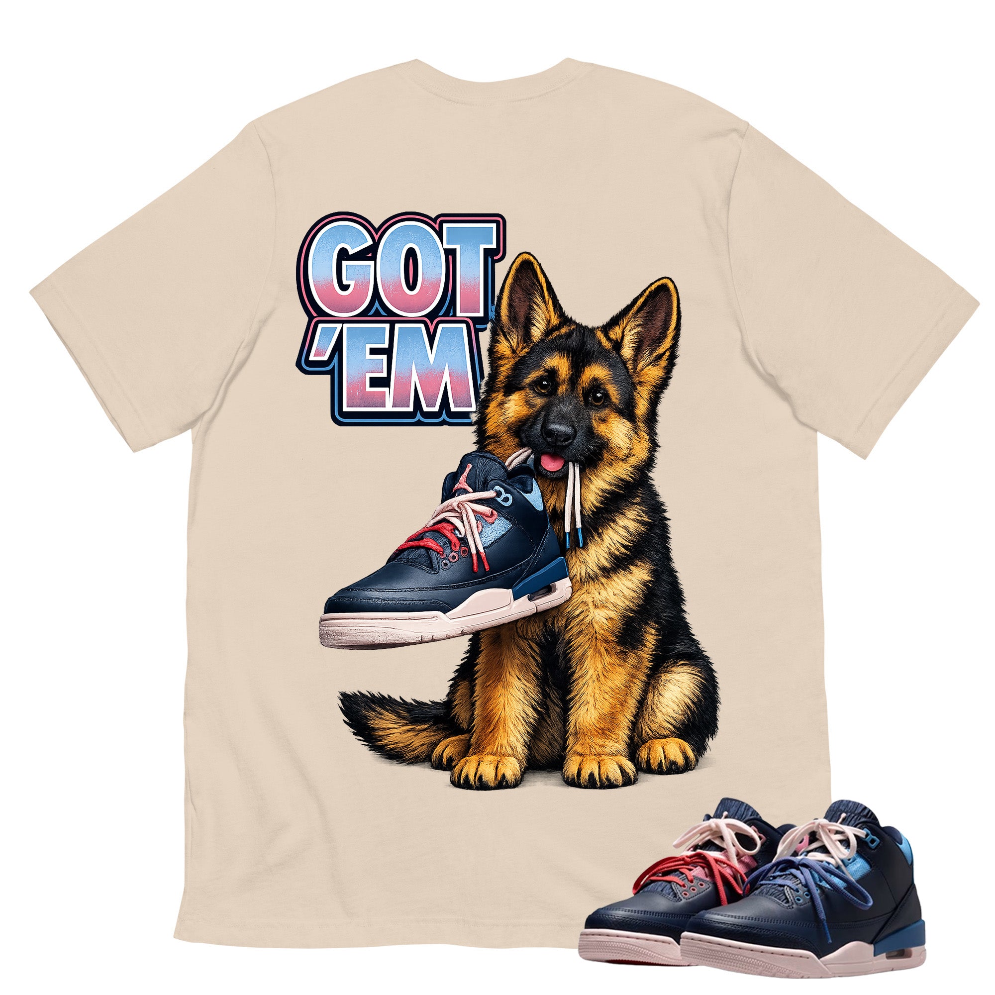 Got Em GS Shirt To Match Air Jordan 3 Sports Renaissance Unisex Cotton Graphic Tee