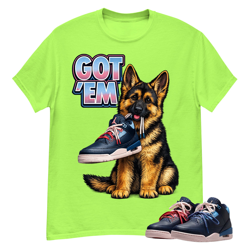 Got Em GS Shirt To Match Air Jordan 3 Sports Renaissance Unisex Cotton Graphic Tee