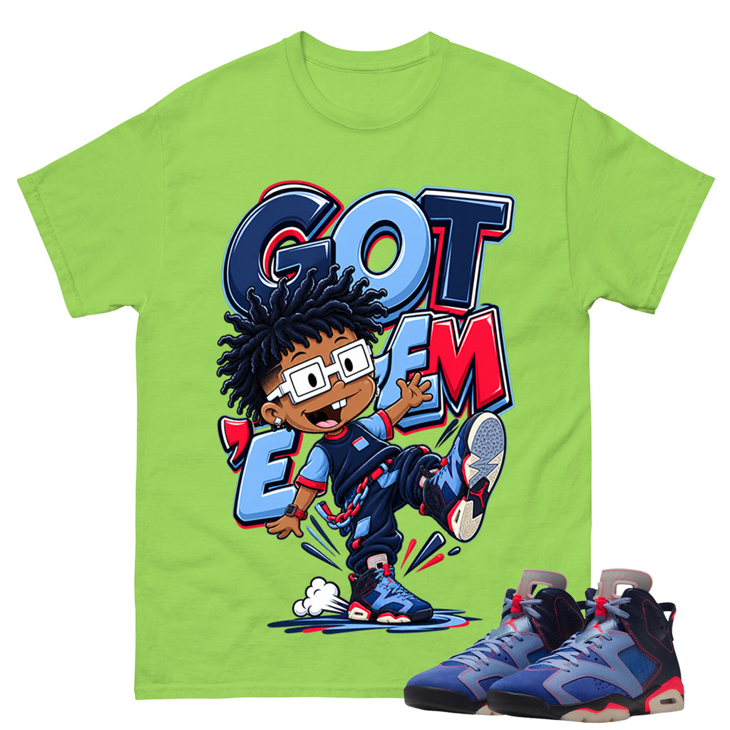 Got Em Shirt To Match Air Jordan 6 x Awake NY Midnight Navy Unisex Cotton Graphic Tee