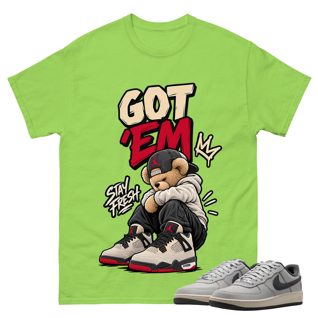 Got Em Stay Fresh Shirt To Match SB Air Force 1 x Yuto Unisex Cotton Graphic Tee