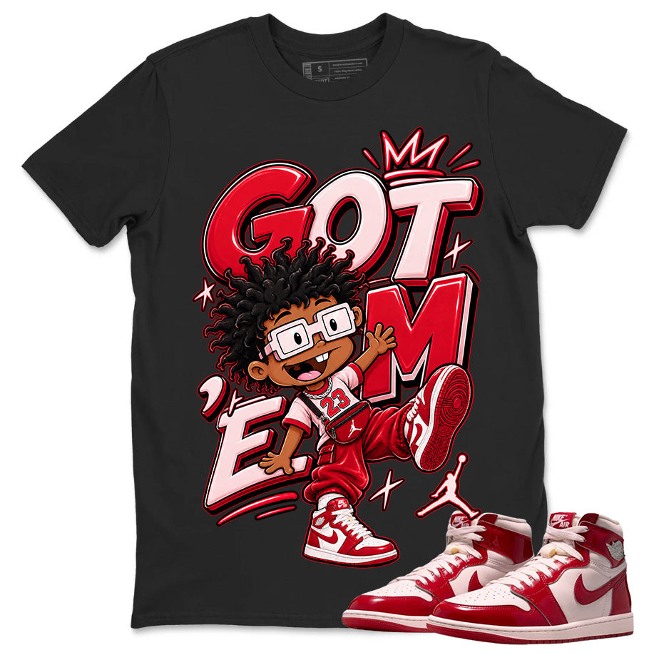 Got Em Shirt To Match Women's Air Jordan 1 Nails and Grails Unisex Cotton Graphic Tee
