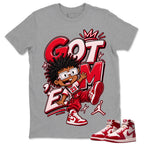 Got Em Shirt To Match Women's Air Jordan 1 Nails and Grails Unisex Cotton Graphic Tee