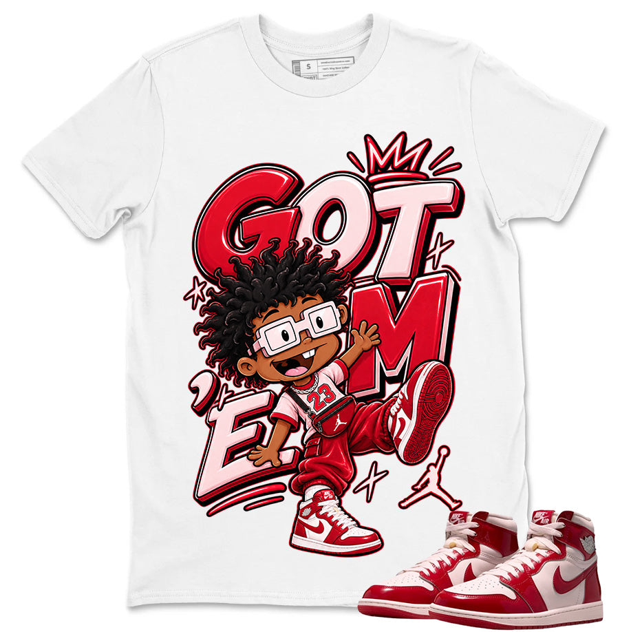 Got Em Shirt To Match Women's Air Jordan 1 Nails and Grails Unisex Cotton Graphic Tee