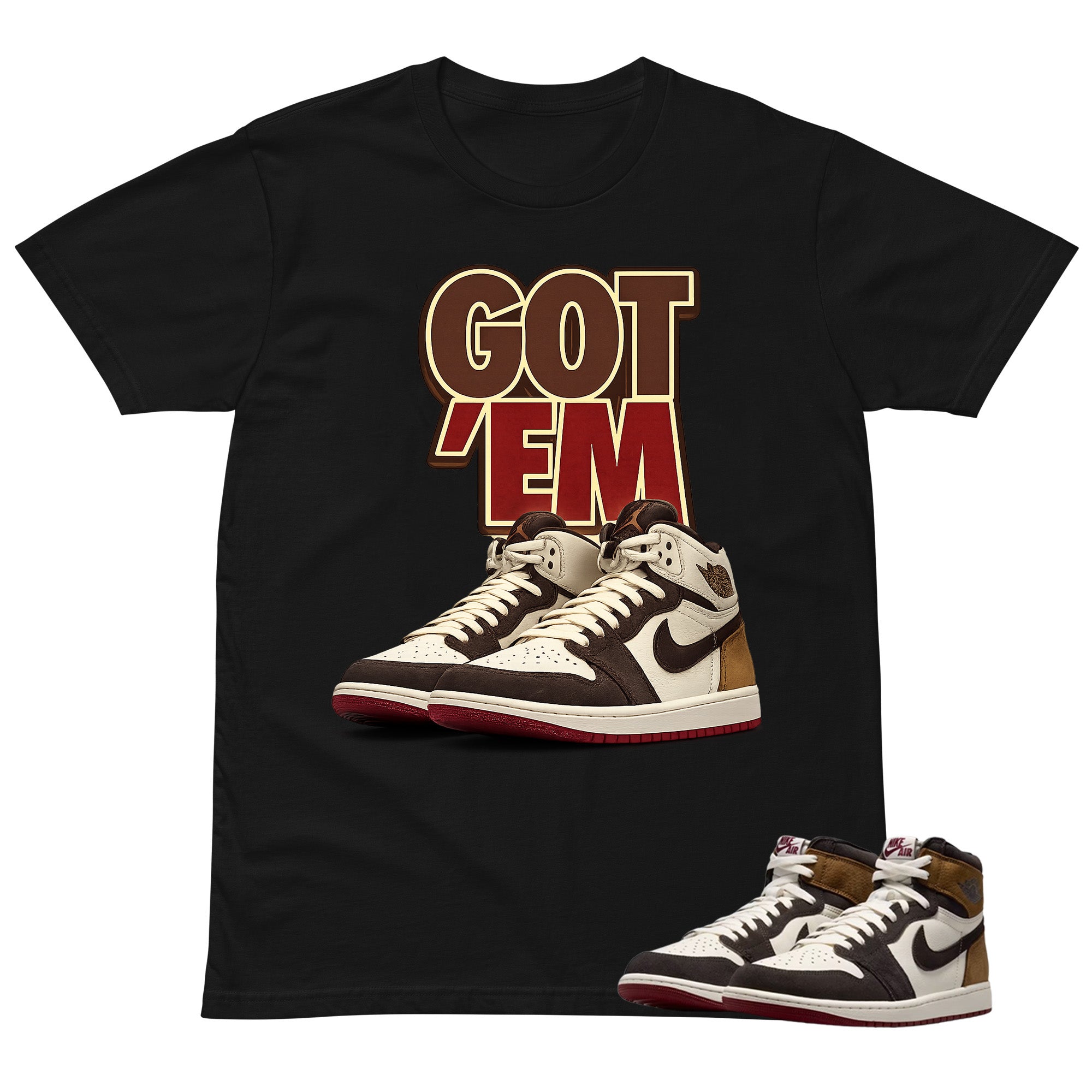 Got Em Sneaker Shirt To Match Air Jordan 1 Love Letter Unisex Cotton Graphic Tee