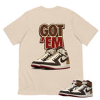 Got Em Sneaker Shirt To Match Air Jordan 1 Love Letter Unisex Cotton Graphic Tee
