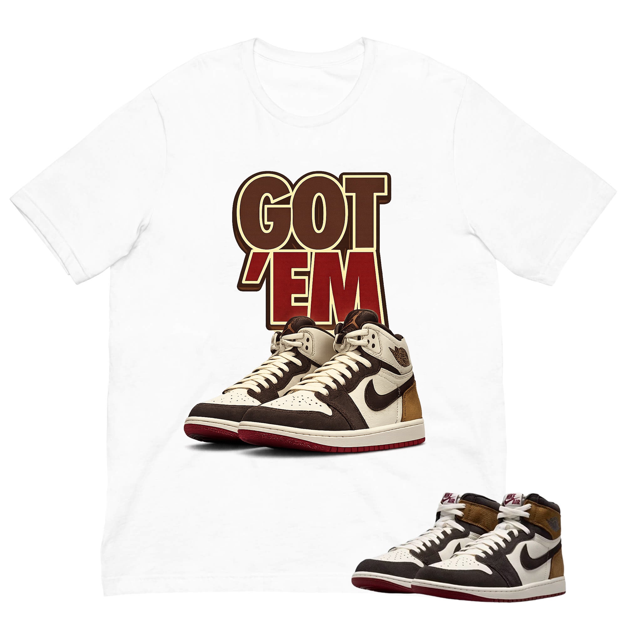 Got Em Sneaker Shirt To Match Air Jordan 1 Love Letter Unisex Cotton Graphic Tee