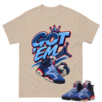 Got Em Sneaker Shirt To Match Air Jordan 6 x Awake NY Midnight Navy Unisex Cotton Graphic Tee