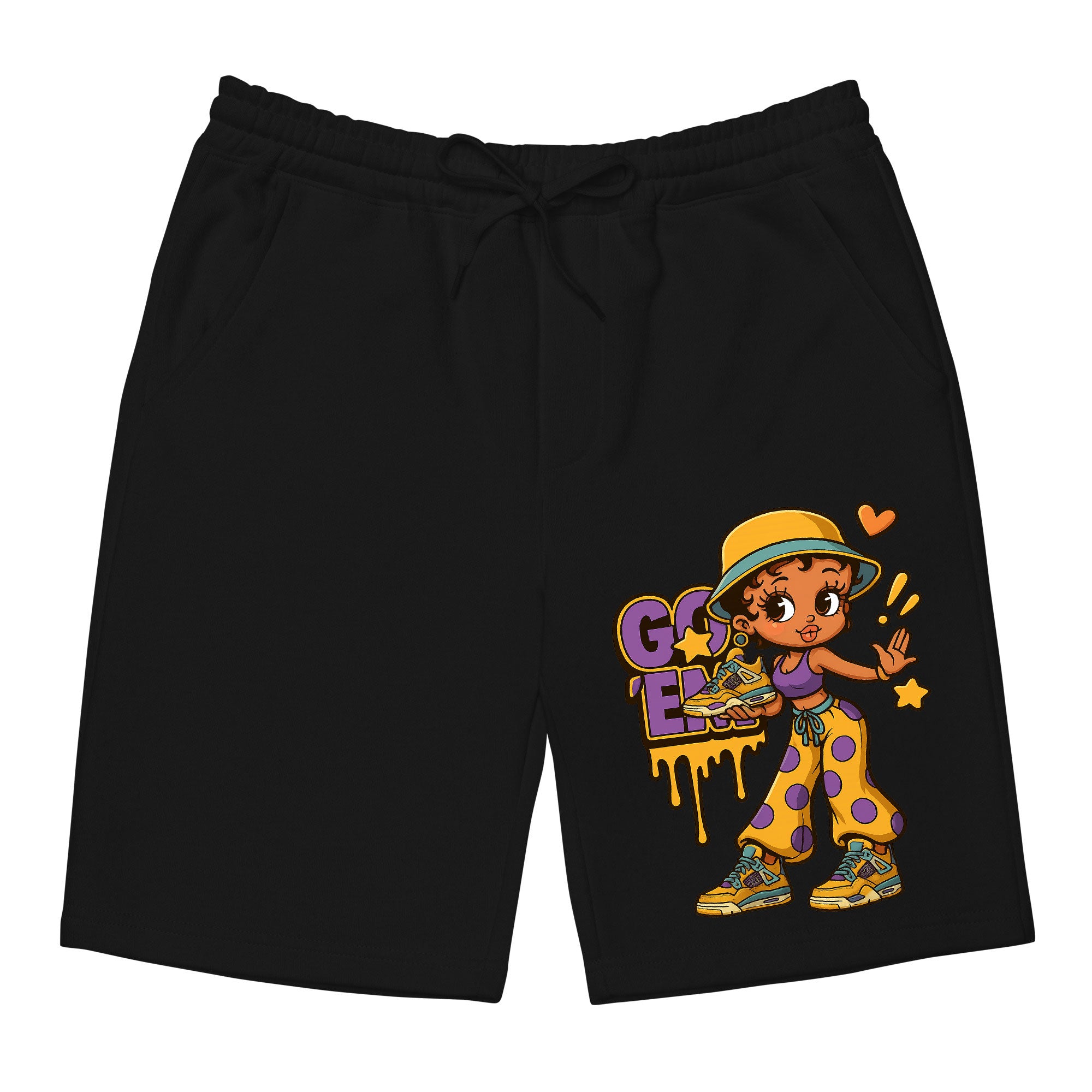 Got Em Lady Mens Fleece Shorts, Union LA x Air Jordan 4 Retro 'Desert Moss Men Shorts