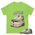 Got Kicks Shirt To Match Air Jordan 3 Retro Laser Palomino Unisex Cotton Graphic Tee
