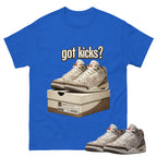 Got Kicks Shirt To Match Air Jordan 3 Retro Laser Palomino Unisex Cotton Graphic Tee