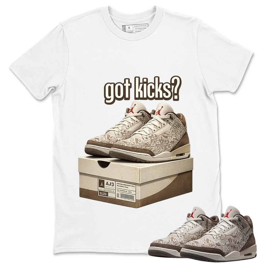 Got Kicks Shirt To Match Air Jordan 3 Retro Laser Palomino Unisex Cotton Graphic Tee