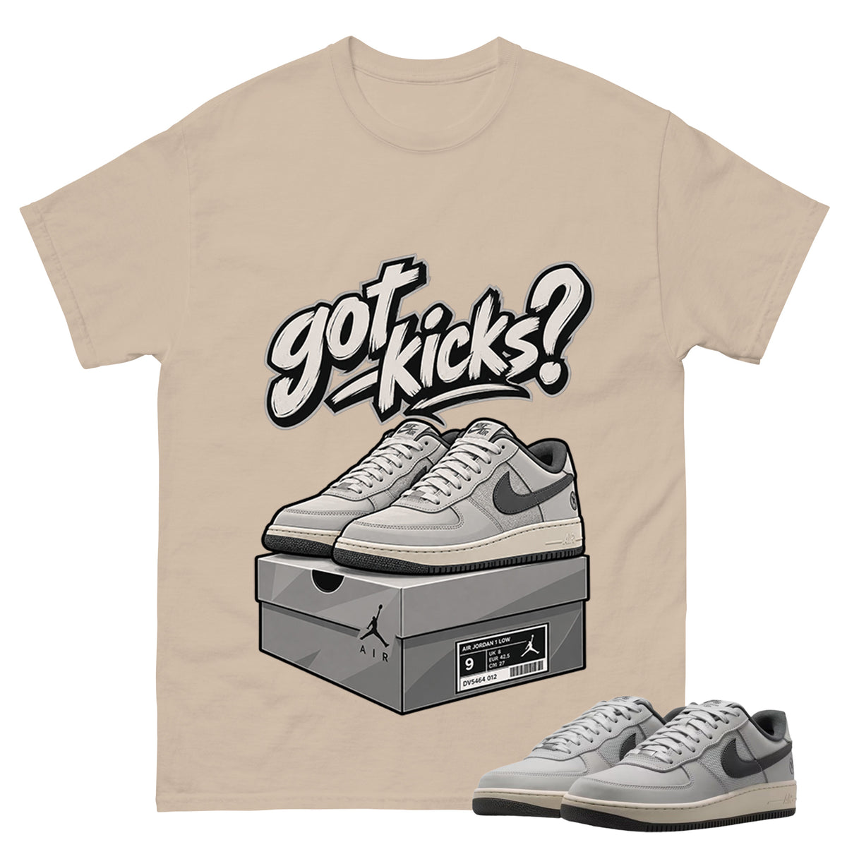 Got Kicks Shirt To Match SB Air Force 1 x Yuto Unisex Cotton Graphic Tee