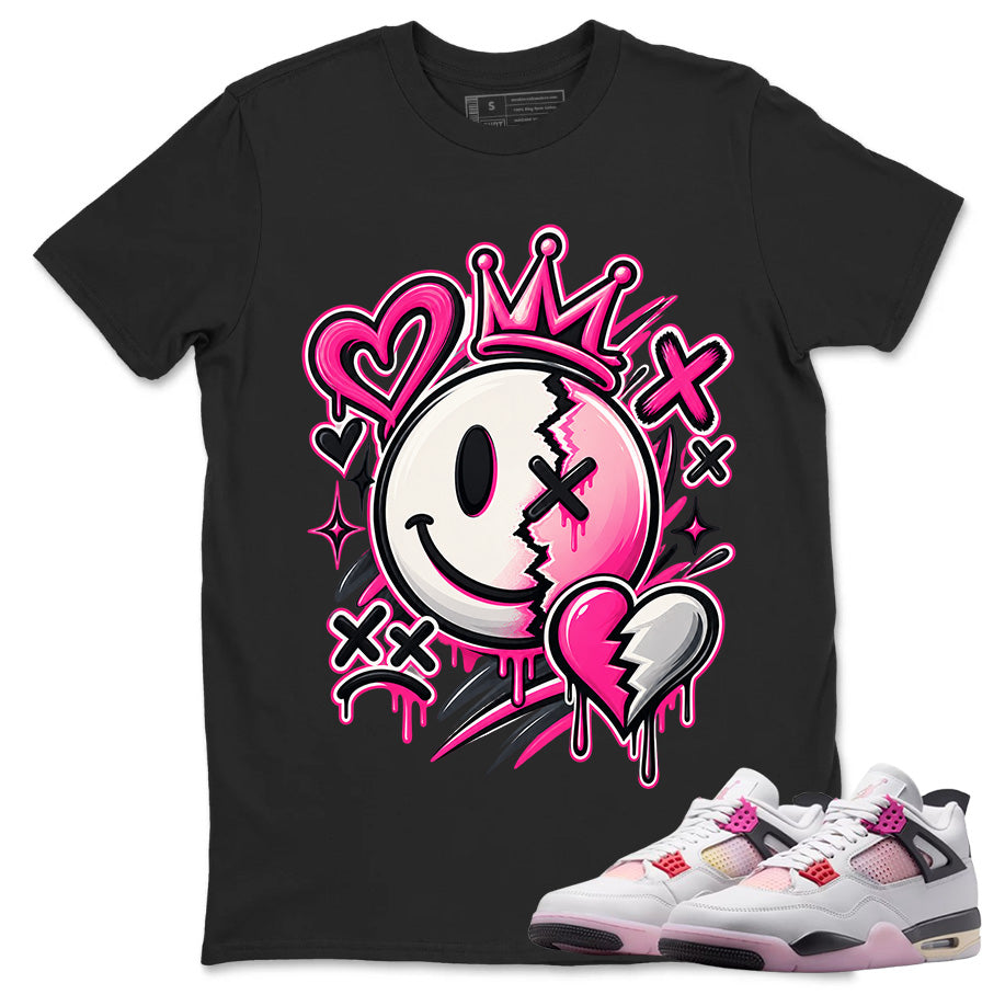 Heart Damage Shirt To Match Air Jordan 4 Comic Unisex Cotton Graphic Tee