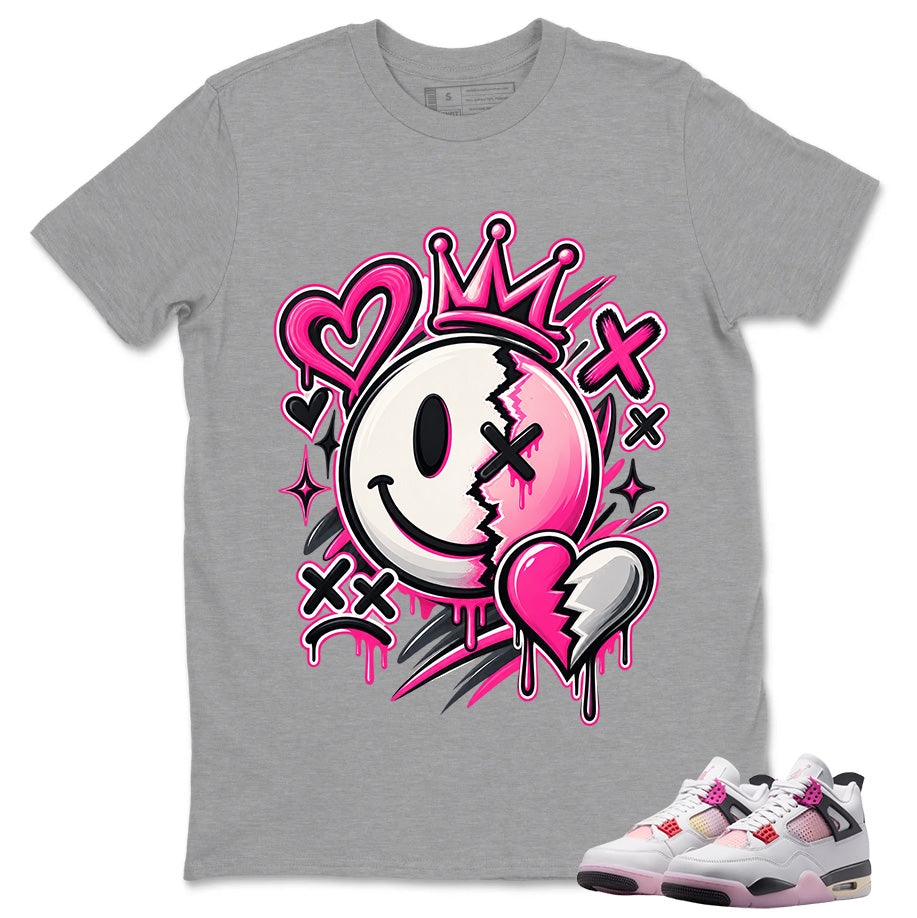 Heart Damage Shirt To Match Air Jordan 4 Comic Unisex Cotton Graphic Tee