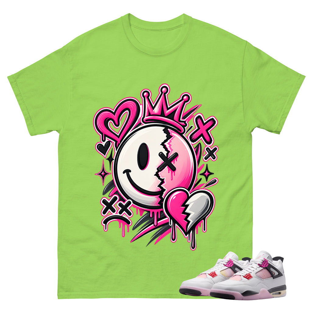 Heart Damage Shirt To Match Air Jordan 4 Comic Unisex Cotton Graphic Tee
