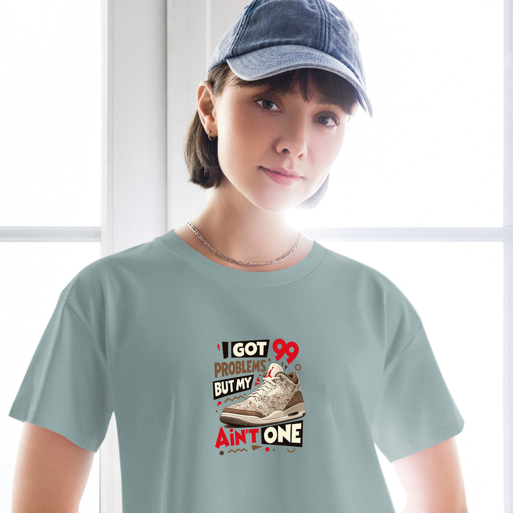I Got 99 Problems Crop Top to Match Air Jordan3 Laser Women's Crop ZillyKick
