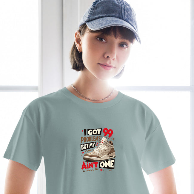 I Got 99 Problems Crop Top to Match Air Jordan3 Laser Women's Crop ZillyKick Hover Image