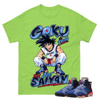 I'm Just Saiyan Shirt To Match Air Jordan 6 x Awake NY Midnight Navy Unisex Cotton Graphic Tee