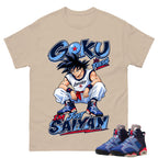 I'm Just Saiyan Shirt To Match Air Jordan 6 x Awake NY Midnight Navy Unisex Cotton Graphic Tee