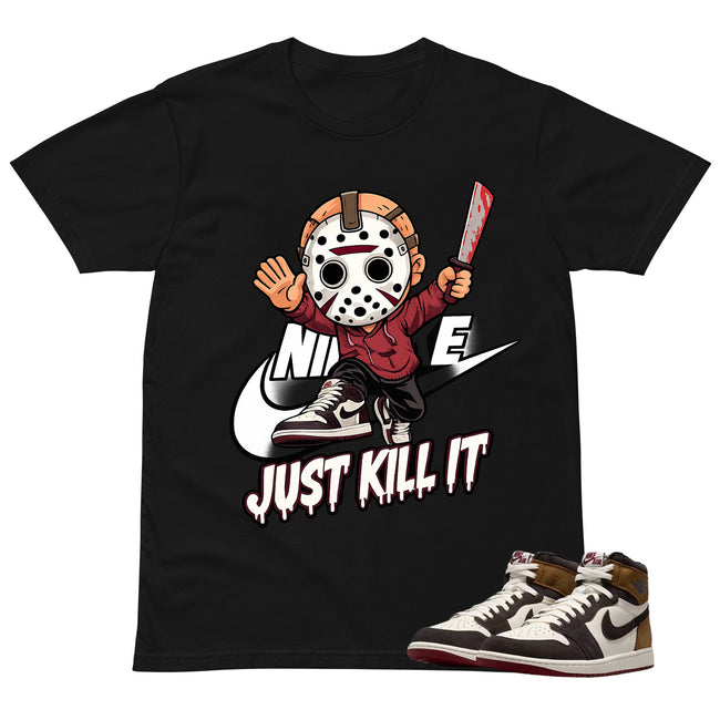 Just Kill It Shirt To Match Air Jordan 1 Love Letter Unisex Cotton Graphic Tee Hover Image