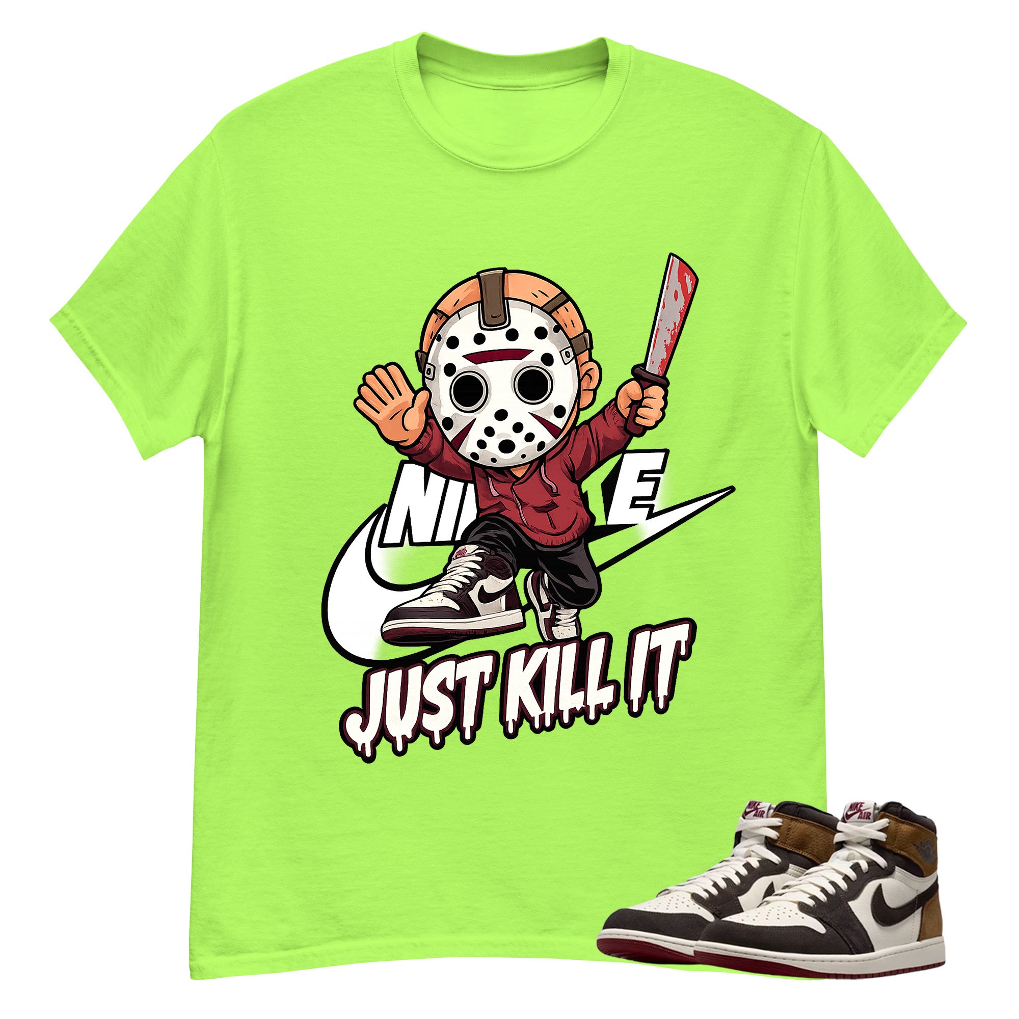 Just Kill It Shirt To Match Air Jordan 1 Love Letter Unisex Cotton Graphic Tee