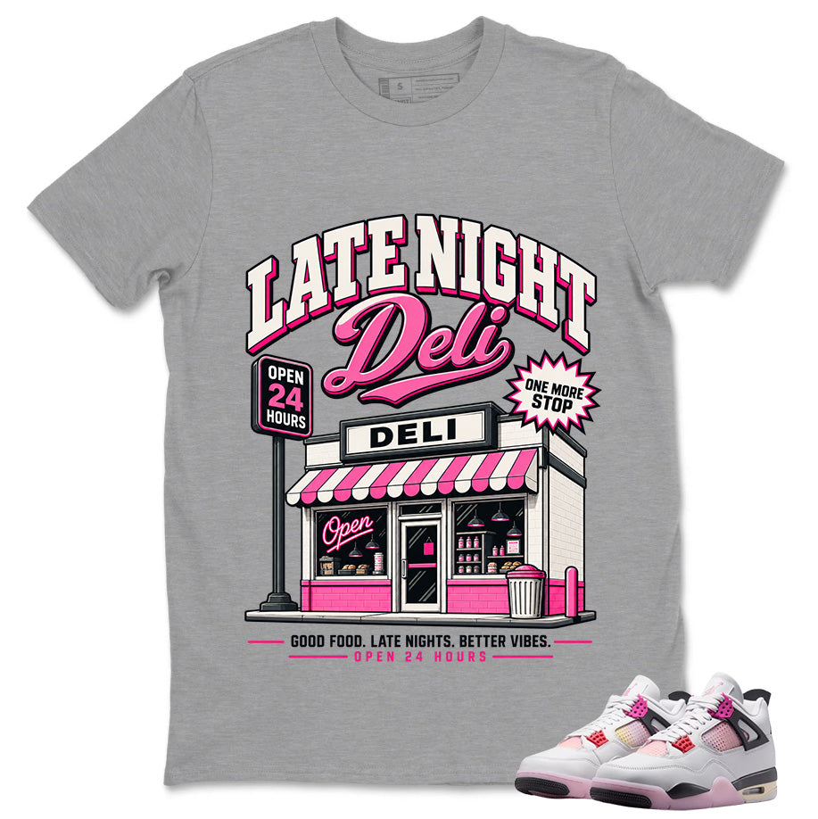 Late Night Shirt To Match Air Jordan 4 Comic Unisex Cotton Graphic Tee