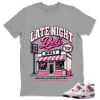 Late Night Shirt To Match Air Jordan 4 Comic Unisex Cotton Graphic Tee