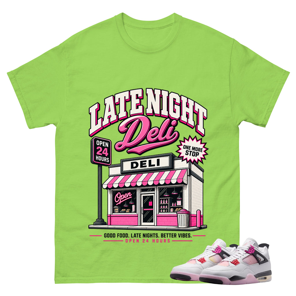 Late Night Shirt To Match Air Jordan 4 Comic Unisex Cotton Graphic Tee