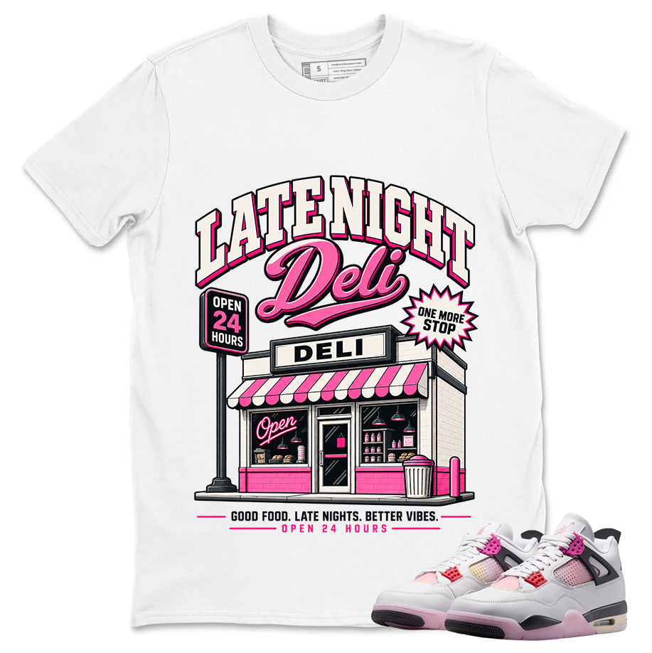 Late Night Shirt To Match Air Jordan 4 Comic Unisex Cotton Graphic Tee